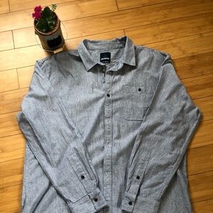 XL Prana Long Sleeved Button Down Shirt